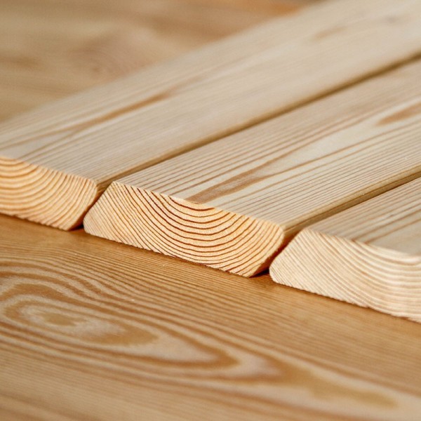 B-Sortierung / Rhombusleiste (30°) 21x70mm Sibirische Lärche