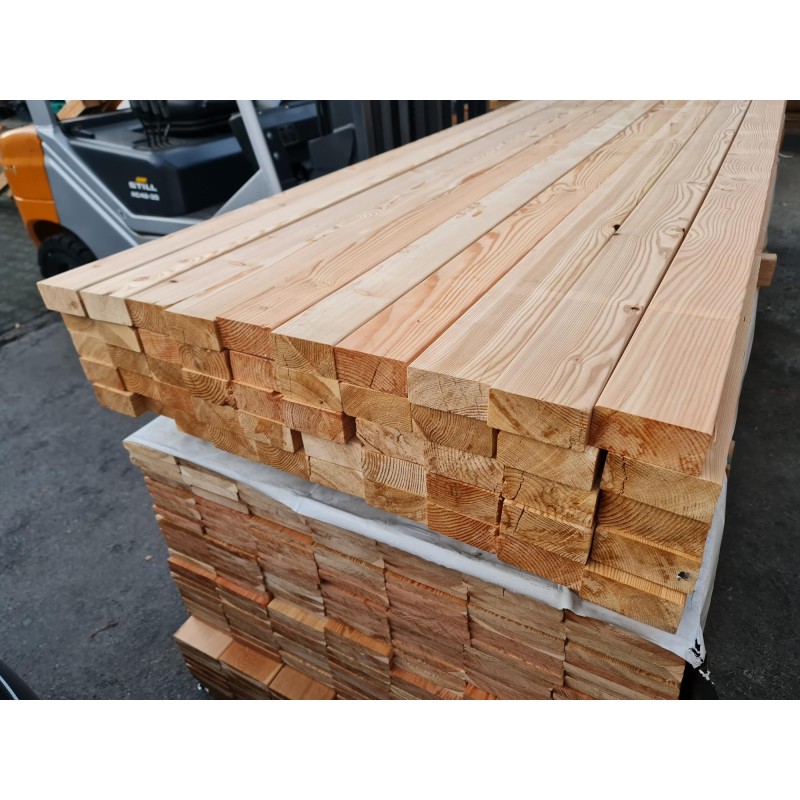 Restposten / Kantholz 45x95mm Sibirische Lärche